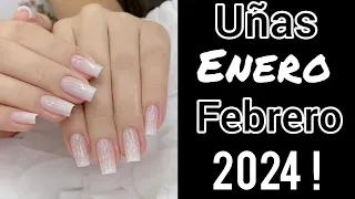 UÑAS ENERO Y FEBRERO 2024 💅😱 TENDENCIAS UÑAS JANUARY AND FEBRUARY