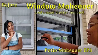 Transform Your Windows: Painting & Decluttering for a Sleek Look!