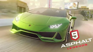 Lamborghini Huracán Evo: Trail @ Thousand Minarets (Route) [Asphalt 9: Legends][Nintendo Switch]