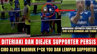 DIEJEK STRIKER BOD*H!! Ciro Alves Ngamuk Langsung Lempar Botol dan F*ck You Supporter Persis Solo!??