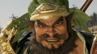 Dynasty Warriors - Zhang Fei stands on Chang Ban bridge (Japanese)