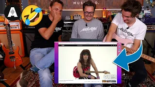Guitarists React to Old Guitar Lessons!