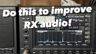 Improve the TS-890 / SP-890 RX audio