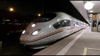 Ausfahrt des regenbogen ICE 3 aus Nürnberg Hbf