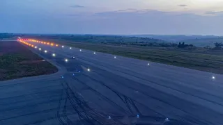 Kabalega International Airport and its ground system  (Status: 98% completion)