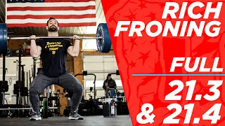 RICH FRONING FULL 21.3 & 21.4 CROSSFIT OPEN WORKOUTS