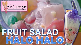 FRUIT SALAD HALO HALO #halohalo #shavedice #fruitsalad