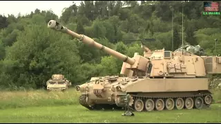 M109A6 Paladin * Self-propelled artillery - Demonstration