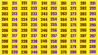 Learn Numbers 201 to 300 | Counting 201 to 300 | Counting Numbers 201 to 300 | Numbers 201 to 300