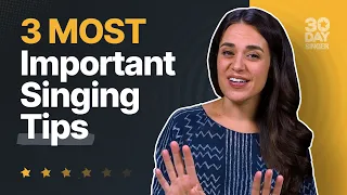 3 MOST Important Singing Tips! - Easy Beginner Vocal Lesson | 30 Day Singer