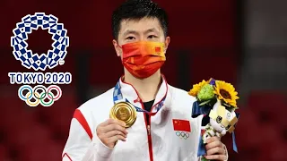 Ma Long Men's Table Tennis Podium Medal Ceremony | Tokyo 2020 Olympics