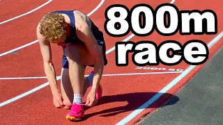 Running my fastest 800m race this season