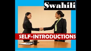 Swahili Greetings and self expression in informal way: Gusuhuzanya no Kwibwirana mu Giswahili