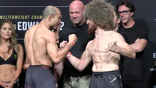 UFC 278 Ceremonial Weigh-Ins: Jose Aldo vs Merab Dvalishvili