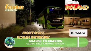 Fernbus Simulator - Real Flixbus Route - Gdansk - Krakow