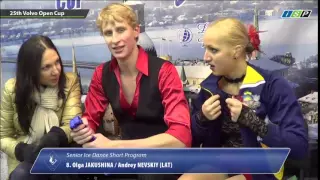 Olga JAKUSHINA / Andrey NEVSKIY SD Volvo Open Cup 2014