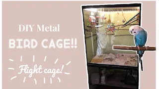 DIY | Metal Budgie Cage! - Glass cage