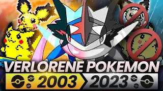 DIESE Pokémon sind nach 20 Jahren VERLOREN gegangen...