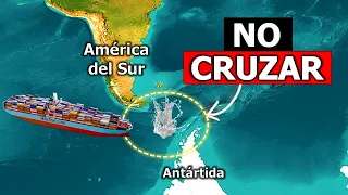 Por qué ningún barco puede pasar por debajo de América del Sur