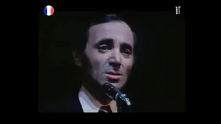 Шарль Азнавур   А я ничего не говорю    Charles Aznavour   Et moi dans mon coin русские субтитры