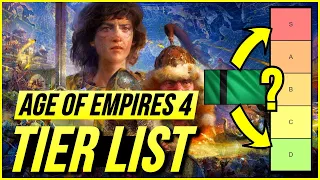 Age of Empires 4 - Civ Tier List [With Stats]