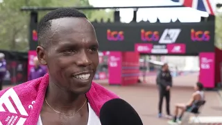 Amos Kipruto wins London Marathon men's race