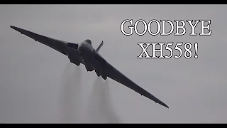 Avro Vulcan B2 Bomber XH558 - Vulcan Farewell Tour 2015 - Final Flypast at Gloucester Airport