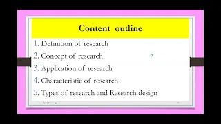 RESEARCH IN PUBLIC HEALTH  EPISODE 1