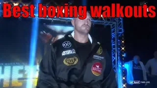 BEST BOXING/UFC WALKOUTS