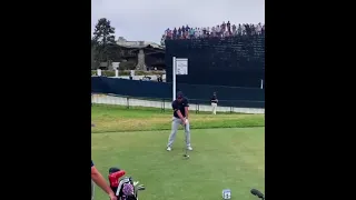 Bryson DeChambeau Hits Driver Almost 400 Yards at #14 US Open @ Torrey Pines