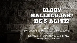 Glory Hallelujah! He's Alive! | Solo with SATB | Alto