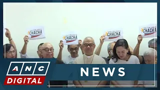 Religious, civic groups stage protest against latest push to amend PH Constitution | ANC