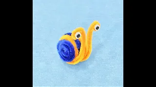 Pipe Cleaner Snail - DIY Craft Idea for Kids