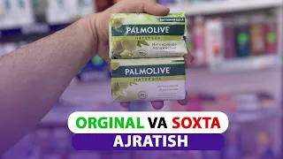 PALMOLIVE  sovun ORGINAL va SOXTA ajratishni o'rganib oling