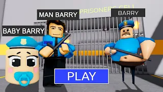 BABY BARRY in BARRY'S PRISON RUN! ★ New Barry Obby (#Roblox)