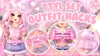 5 Outfit Hacks using the NEW TTYL SET 💗❄️✨ | Royale High