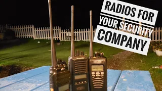 Radios for your Security Company