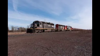 CN Iron Range Railfanning - Iron Range, Missabe & Rainy Sub Action