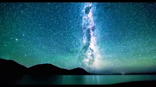 Milky Way Glowing At Night stars | starry universe time lapse video | Free stock video compilations