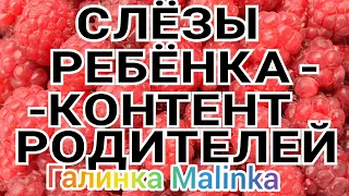 Екатерина Сайбель/Слезы ребёнка - контент родителей /Обзор Влогов /