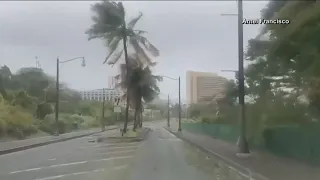 Typhoon Mawar pummels Guam with fierce winds, rain and storm surge