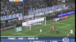 2006 (October 22) Olympique Marseille 1 -Olympique Lyonnais 4 (French Ligue 1)