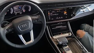 New Audi q7 2020 interior and exterior. Ауди Q7 - салон и эктерьер