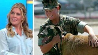 Real-life Marine fought the military to keep her hero dog