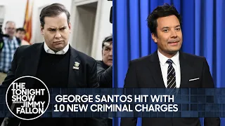 George Santos Hit with 10 New Criminal Charges, Steve Scalise Nominated for Speaker | Tonight Show