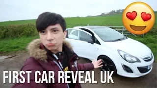 MY DREAM FIRST CAR REVEAL UK 2018! 😍😱 (VAUXALL CORSA LIMITED EDITION)