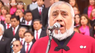 Zamba quipildor cantó la Misa Criolla en la festividad del Milagro