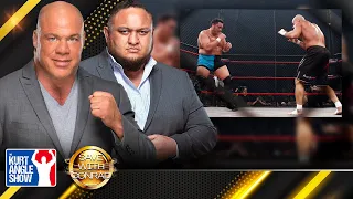 Samoa Joe on doing an MMA style match with Kurt Angle