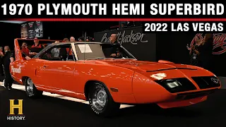 WORLD RECORD // 1970 Plymouth HEMI Superbird // BARRETT-JACKSON 2022 LAS VEGAS