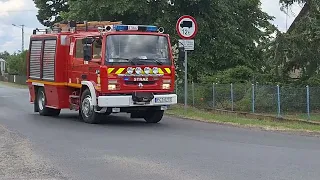 🚒🚨♨️🔥Wyjazd i przejazd alarmowy do pożaru budynku gospodarczego